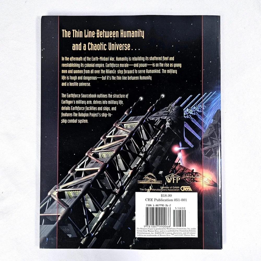 Chameleon Eclectic Babylon 5‎ Earthforce Sourcebook RPG Book New VTG